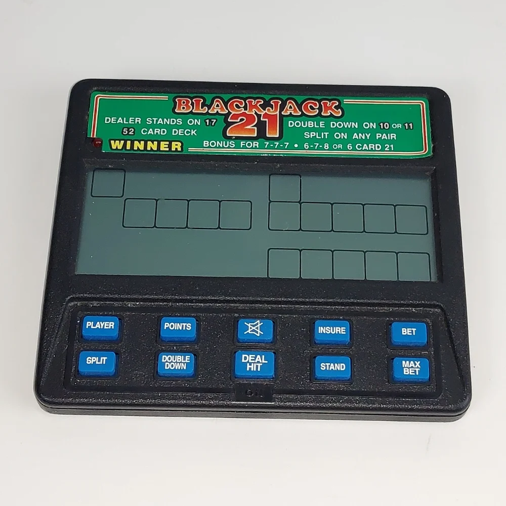 Radioshack Blackjack 21 Handheld Game Vintage Retro Y2K Technology Electronics